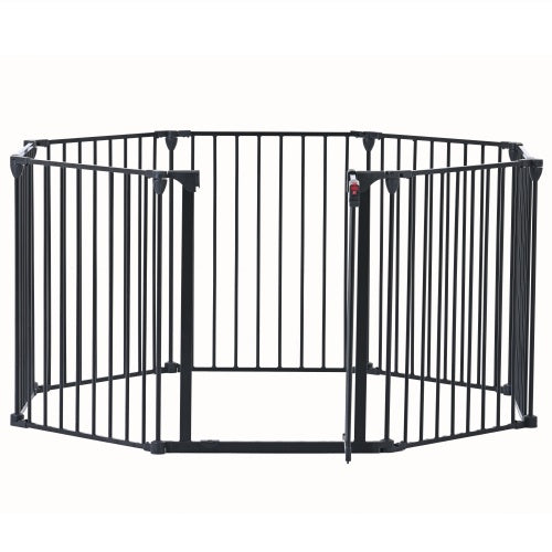 Crystal Safety Gate 8 Panels Play Yard