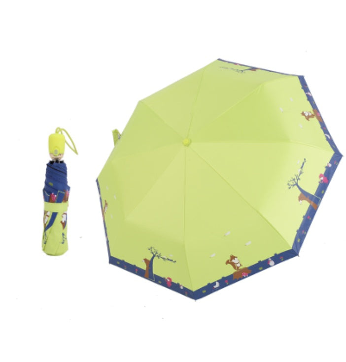 Crystal automatic children's umbrella