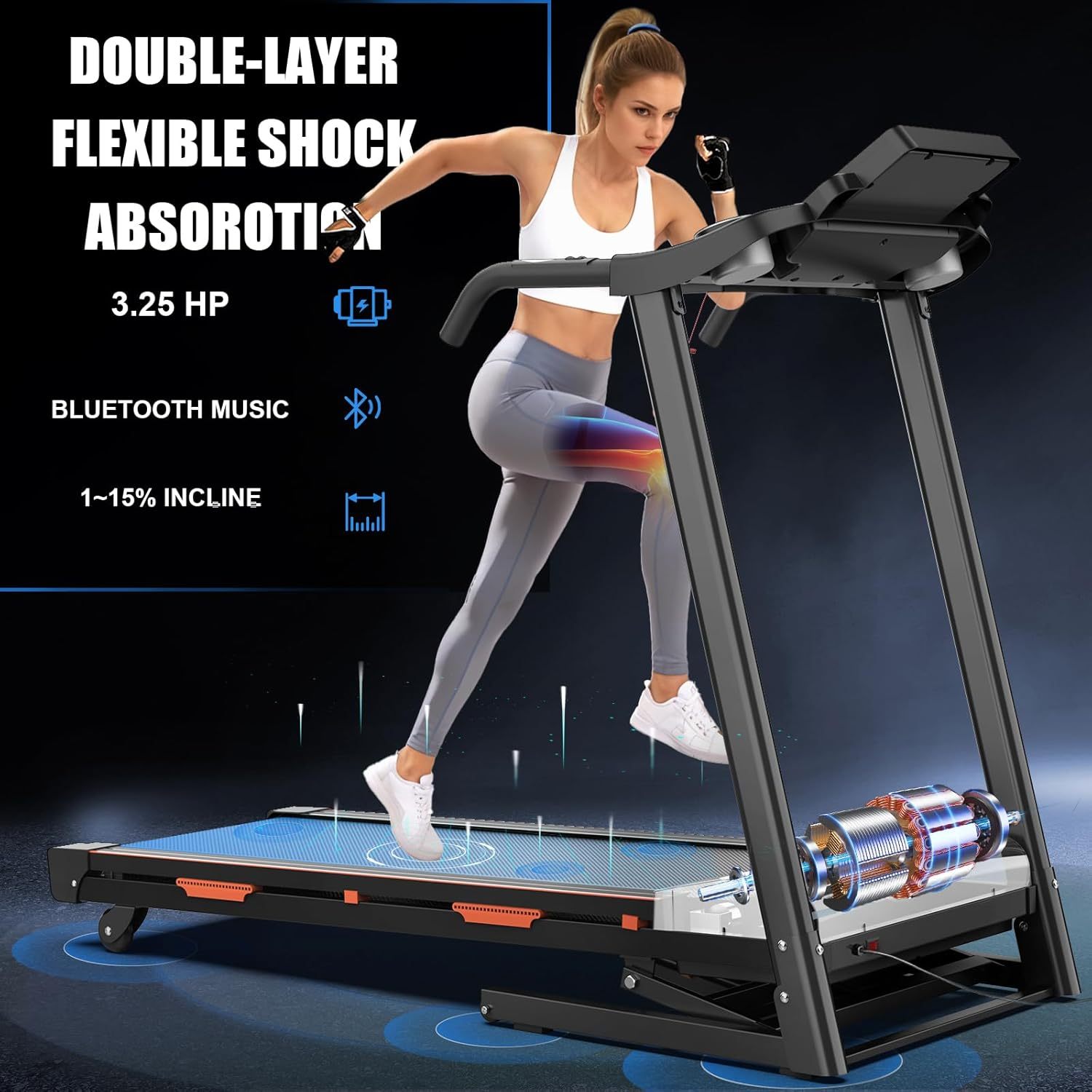Crystal  Automatic Tilt Treadmill